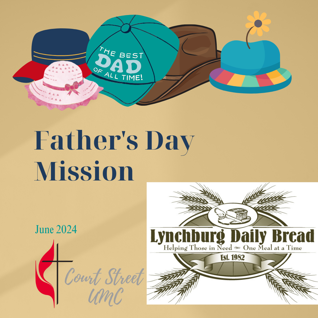 June Father's Day Mission, Hat's, Daily Bread logo